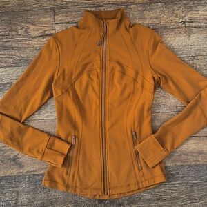 Lululemon Define Zip Up Jacket  Copper Brown Jacket Size 6 RARE